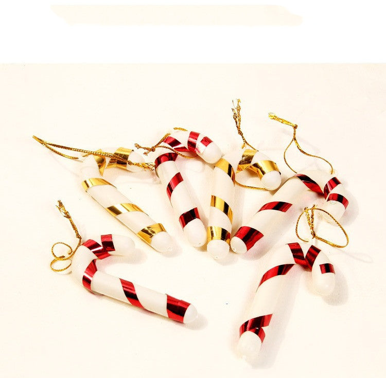 Tri-color 6 Opp Christmas Small Canes
