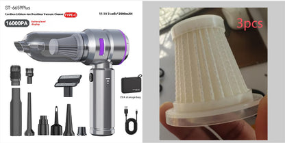 Suction And Blowing Dual-purpose Small Mini Handheld Car Cleaner