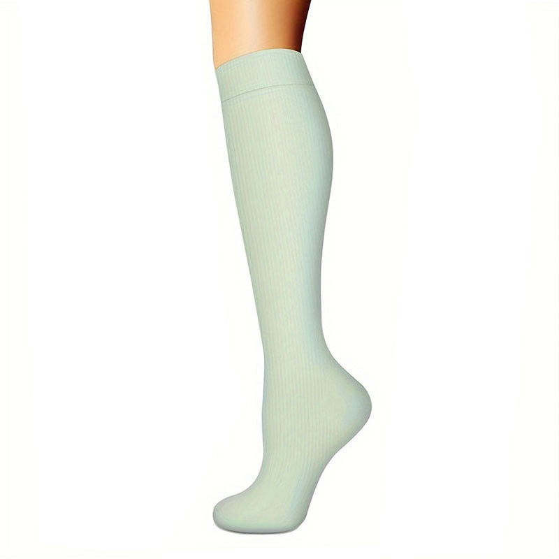Women's Simple Printed Sports Calf Compression Stockings