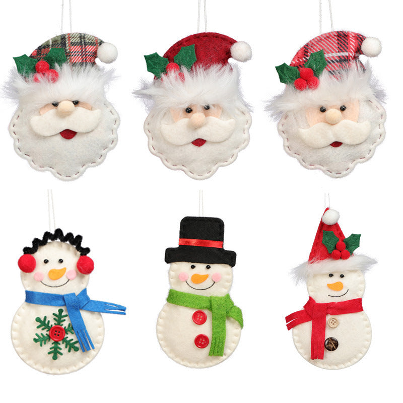 Old Man Snowman Christmas Decorations Tree Pendant