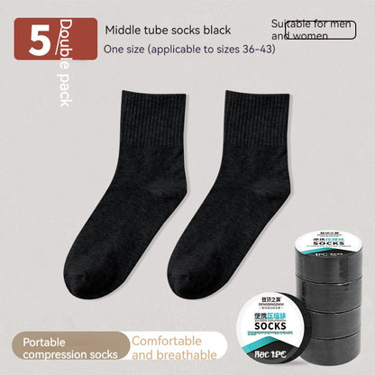 Summer Travel Business Trip Compression Socks Daily Disposable Breathable Sweat Absorbing