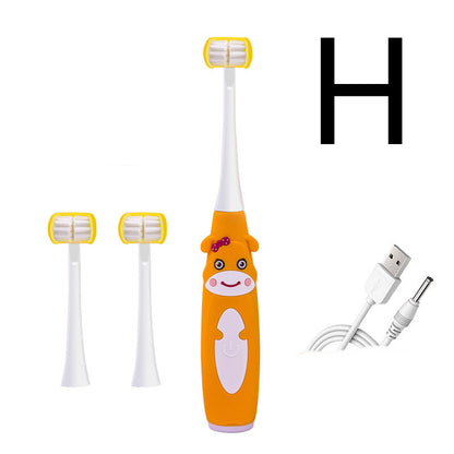 3D Adult Electric Portable Travel U-shaped Toothbrush For Adults And Children