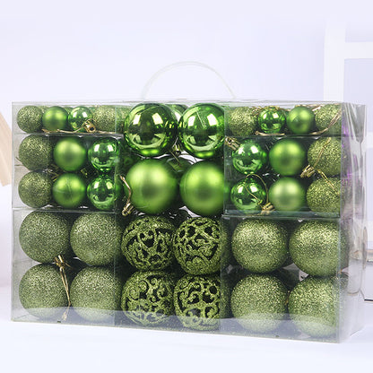 Christmas Ball 3-6cm Set Pvc Boxed Christmas Tree Decoration Colorful Ball
