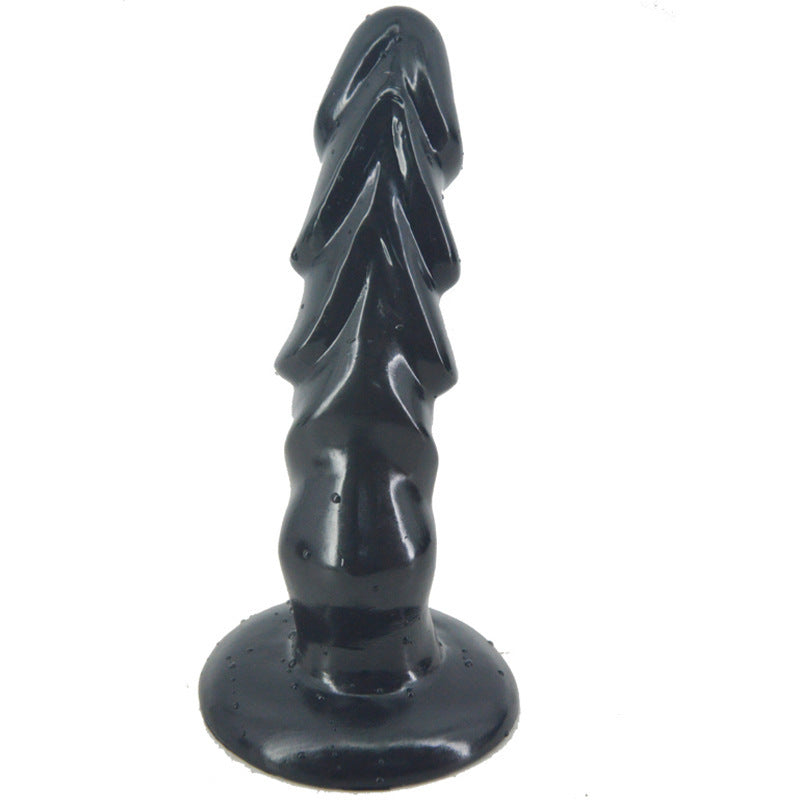 PVC Penis Butt Plug Adult Products Men And Women Back Court