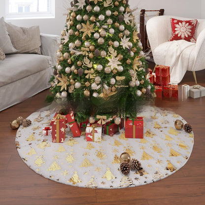 Gilding Snowflake XINGX Christmas Tree Group Mat