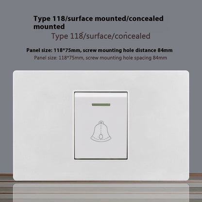 118 Type White 16A Israel Socket Panel